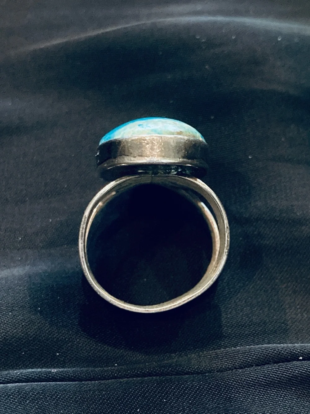 Jay King DTR Sterling Silver 925 Oval Kingman Turquoise Statement Ring
